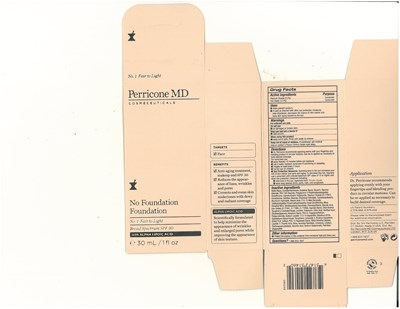 Image Of Product: Perricone Md No Foundation Foundation Fair 30ml (Image Nfffairnmm)